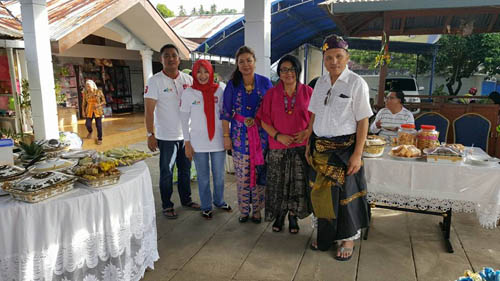 Rumah Plt Kepala Dinas Perhubungan M.Sofyan yang menerima tamu dari Bali.