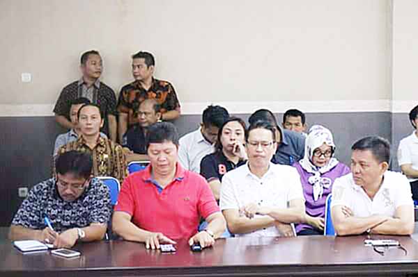 Para Kepala OPD ikut menghadiri Penandatanganan Nota Kesepakatan Bersama, Bupati Minahasa Utara dengan Kejaksaan Negeri Minahasa Utara.