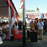 Ketua DPD Sulut Vonnie Anneke Panambunan membuka secara resmi ajang bergengsi Volly Ball Prabowo-VAP Cup